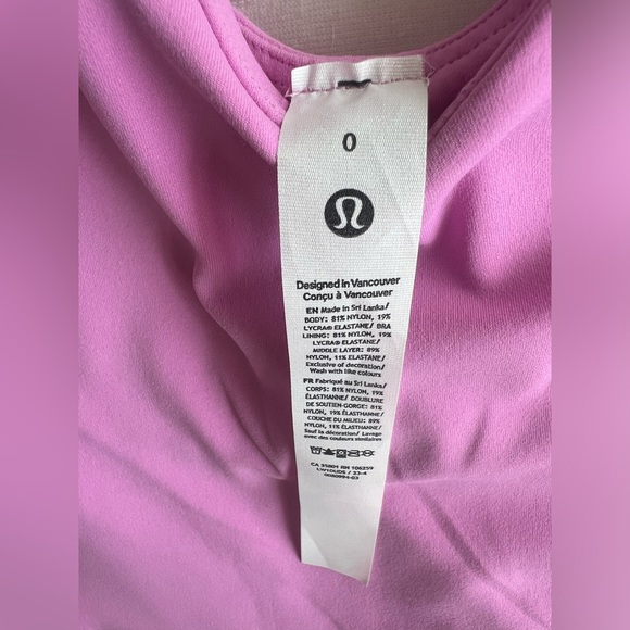 ❗️SOLD❗️NWT Lululemon Dahlia Mauve Align Tank Top [Sz. 0] - Picture 5 of 5